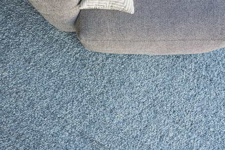 Exquisite Rugs Borelli Hand-loomed New Zealand Wool 4753 Light Blue 5' x 10' Area Rug