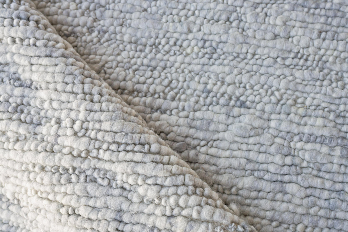 Exquisite Rugs Borelli Hand-loomed New Zealand Wool 4754 Silver 2' x 3' Area Rug