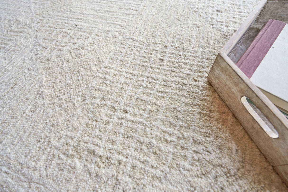 Exquisite Rugs Caprice Hand-tufted New Zealand Wool 4758 Beige/Ivory 15' x 20' Area Rug