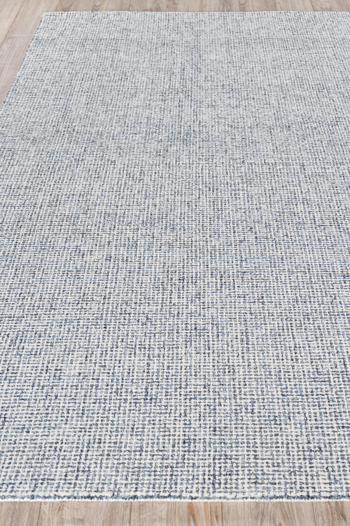 Exquisite Rugs Caprice Hand-tufted New Zealand Wool Dark Blue/Ivory 2' x 3' Area Rug