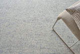 Exquisite Rugs Caprice Hand-tufted New Zealand Wool 4766 Light Blue/Ivory 2' x 3' Area Rug