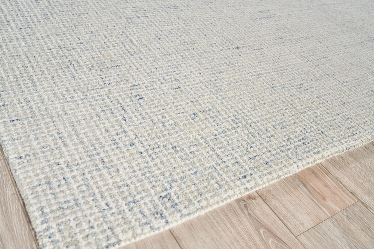 Exquisite Rugs Caprice Hand-tufted New Zealand Wool 4766 Light Blue/Ivory 2' x 3' Area Rug