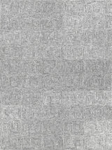 Exquisite Rugs Caprice Hand-tufted New Zealand Wool Black/Gray 4' x 6' Area Rug