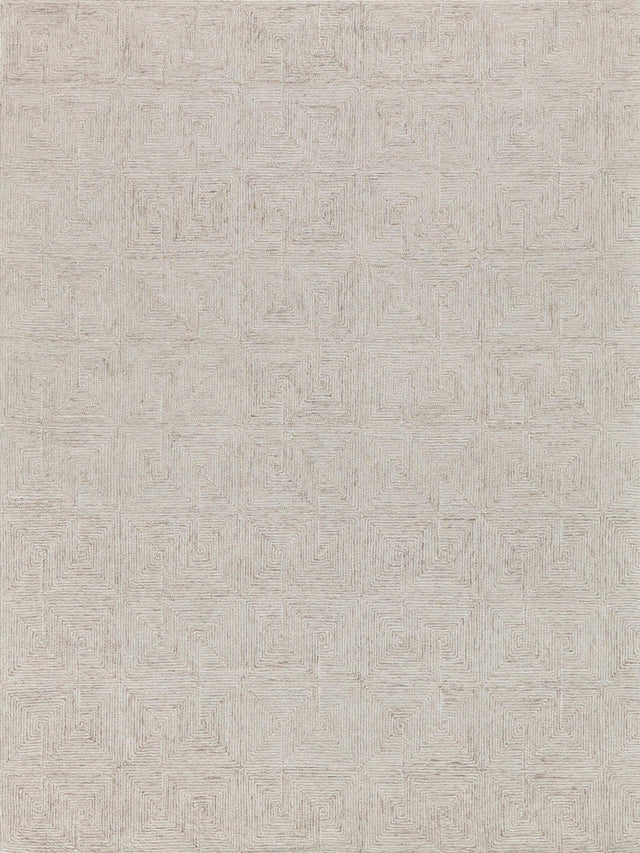 Exquisite Rugs Caprice Hand-tufted New Zealand Wool 4775 Beige/Ivory 4' x 6' Area Rug