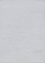 Exquisite Rugs Tranquility Flatweave Wool/Mohair in 4784 Silver 3' x 5' Area Rug