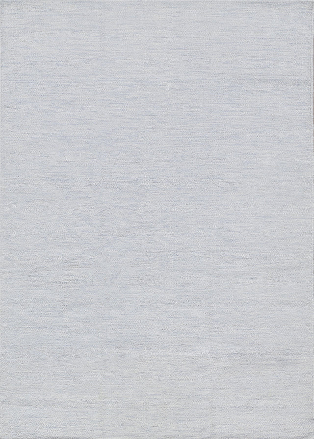 Exquisite Rugs Tranquility Flatweave Wool/Mohair in 4784 Silver 3' x 5' Area Rug