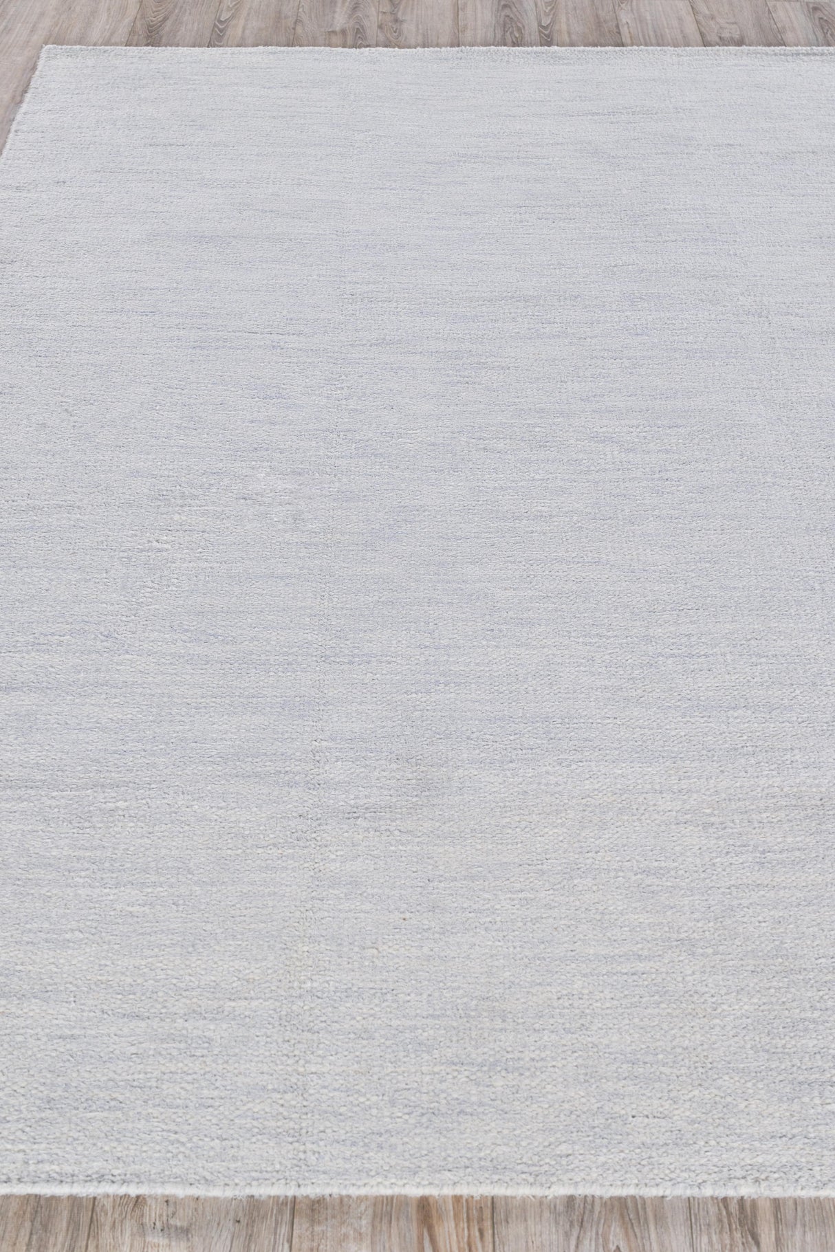 Exquisite Rugs Tranquility Flatweave Wool/Mohair in 4784 Silver 3' x 5' Area Rug