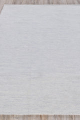 Exquisite Rugs Tranquility Flatweave Wool/Mohair in 4784 Silver 3' x 5' Area Rug
