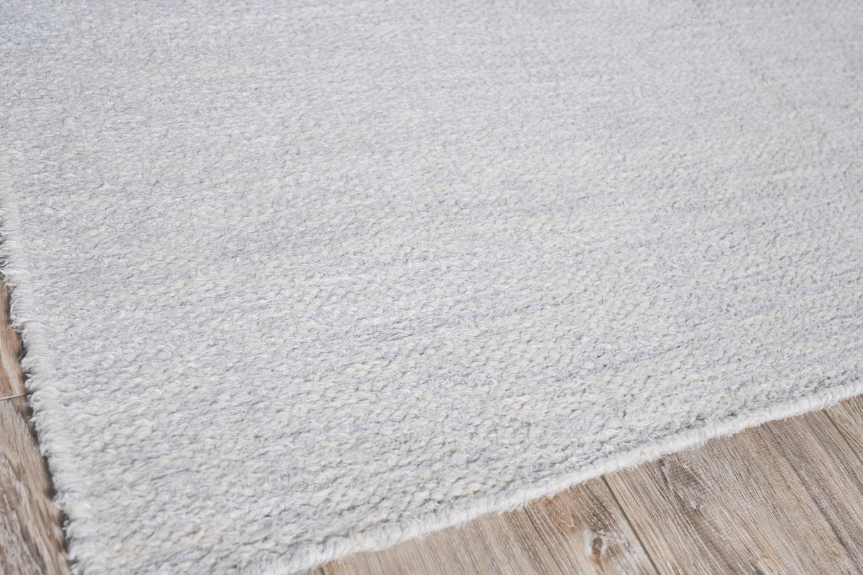 Exquisite Rugs Tranquility Flatweave Wool/Mohair in 4784 Silver 8' x 10' Area Rug