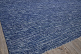 Exquisite Rugs Chelsea Flatweave New Zealand Wool 4795 Navy 2' x 3' Area Rug