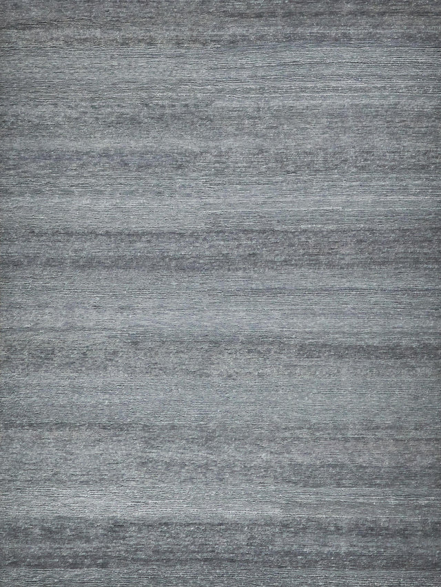 Exquisite Rugs Merino Wool Hand-knotted 4805 Dark Gray 2' x 3' Area Rug