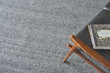 Exquisite Rugs Merino Wool Hand-knotted 4805 Dark Gray 2' x 3' Area Rug