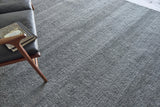 Exquisite Rugs Merino Wool Hand-knotted 4805 Dark Gray 2' x 3' Area Rug