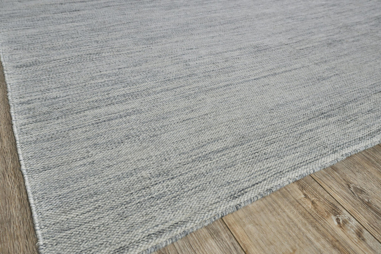 Exquisite Rugs Kashmir Indoor/Outdoor Flatweave PET yarn 4852 Light Silver 2' x 3' Area Rug