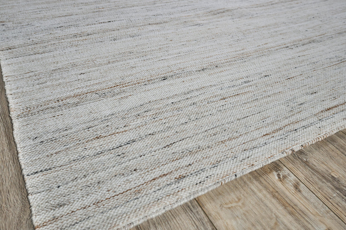 Exquisite Rugs Kashmir Indoor/Outdoor Flatweave PET yarn 4854 Light Beige 2' x 3' Area Rug