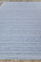 Exquisite Rugs Loro Indoor/Outdoor Flatweave PET yarn 4856 Light Blue 2' x 3' Area Rug