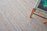 Exquisite Rugs Loro Indoor/Outdoor Flatweave PET yarn 4858 Light Beige 2' x 3' Area Rug