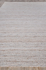 Exquisite Rugs Loro Indoor/Outdoor Flatweave PET yarn 4858 Light Beige 2' x 3' Area Rug