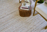 Exquisite Rugs Loro Indoor/Outdoor Flatweave PET yarn 4858 Light Beige 2' x 3' Area Rug