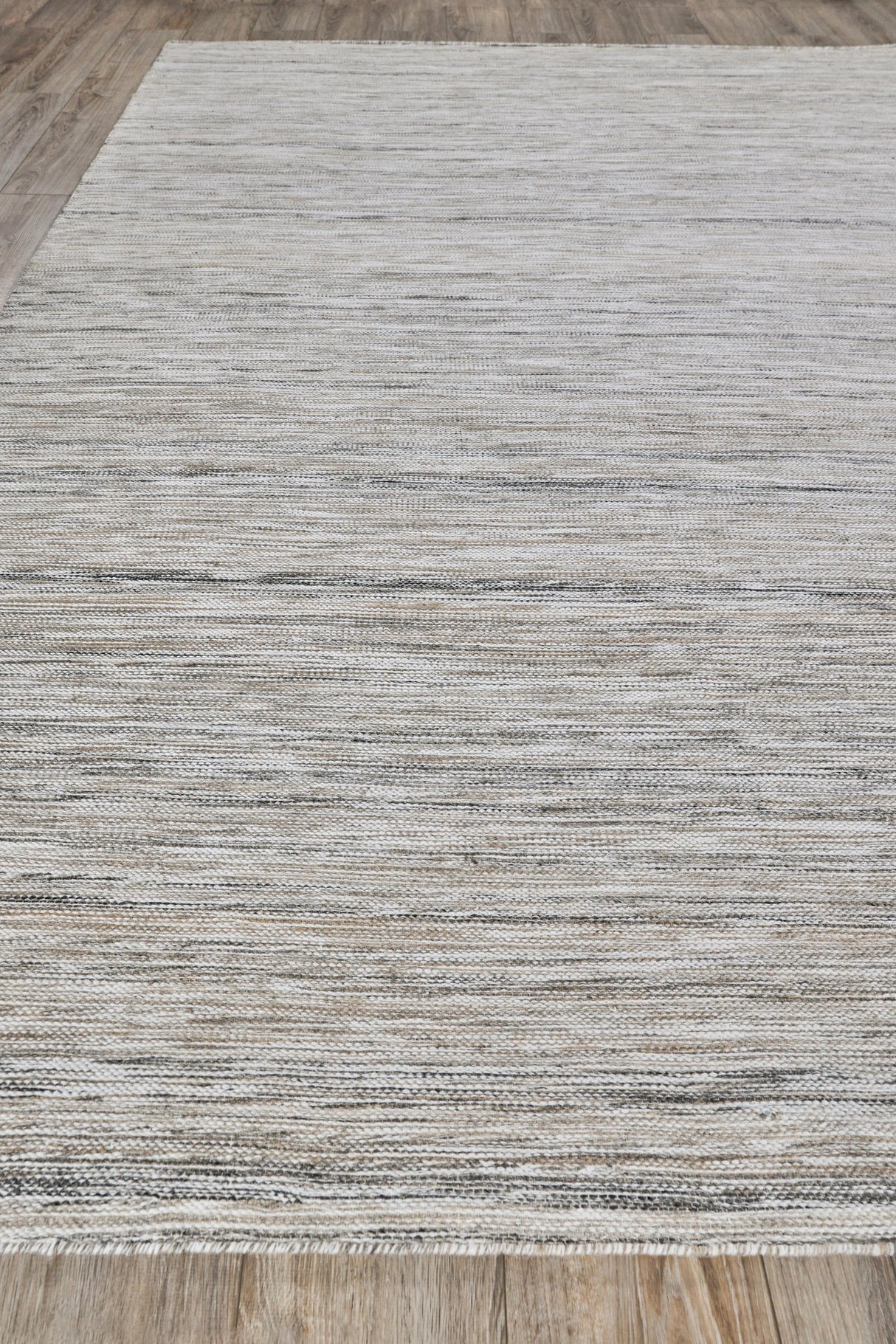 Exquisite Rugs Kashmir Indoor/Outdoor Flatweave PET yarn 4860 Light Taupe 2' x 3' Area Rug