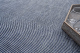 Exquisite Rugs Lenzi Indoor/Outdoor Flatweave PET yarn 4864 Blue 2' x 3' Area Rug
