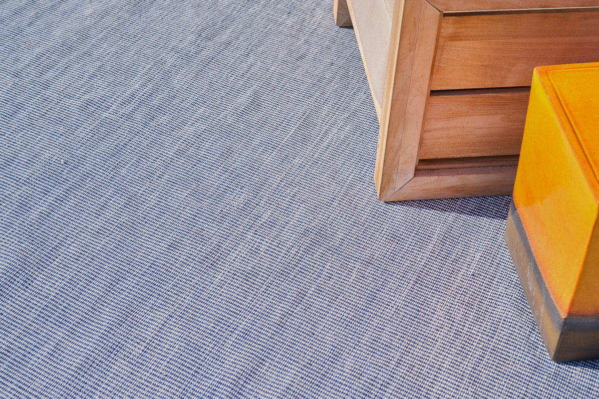 Exquisite Rugs Lenzi Indoor/Outdoor Flatweave PET yarn 4864 Blue 2' x 3' Area Rug