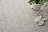 Exquisite Rugs Nova Indoor/Outdoor Flatweave PET yarn 4865 Natural Beige 3' x 2' Area Rug
