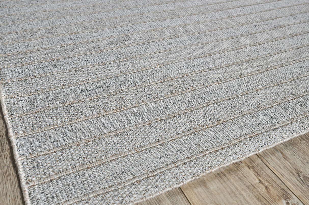 Exquisite Rugs Nova Indoor/Outdoor Flatweave PET yarn 4865 Natural Beige 3' x 2' Area Rug