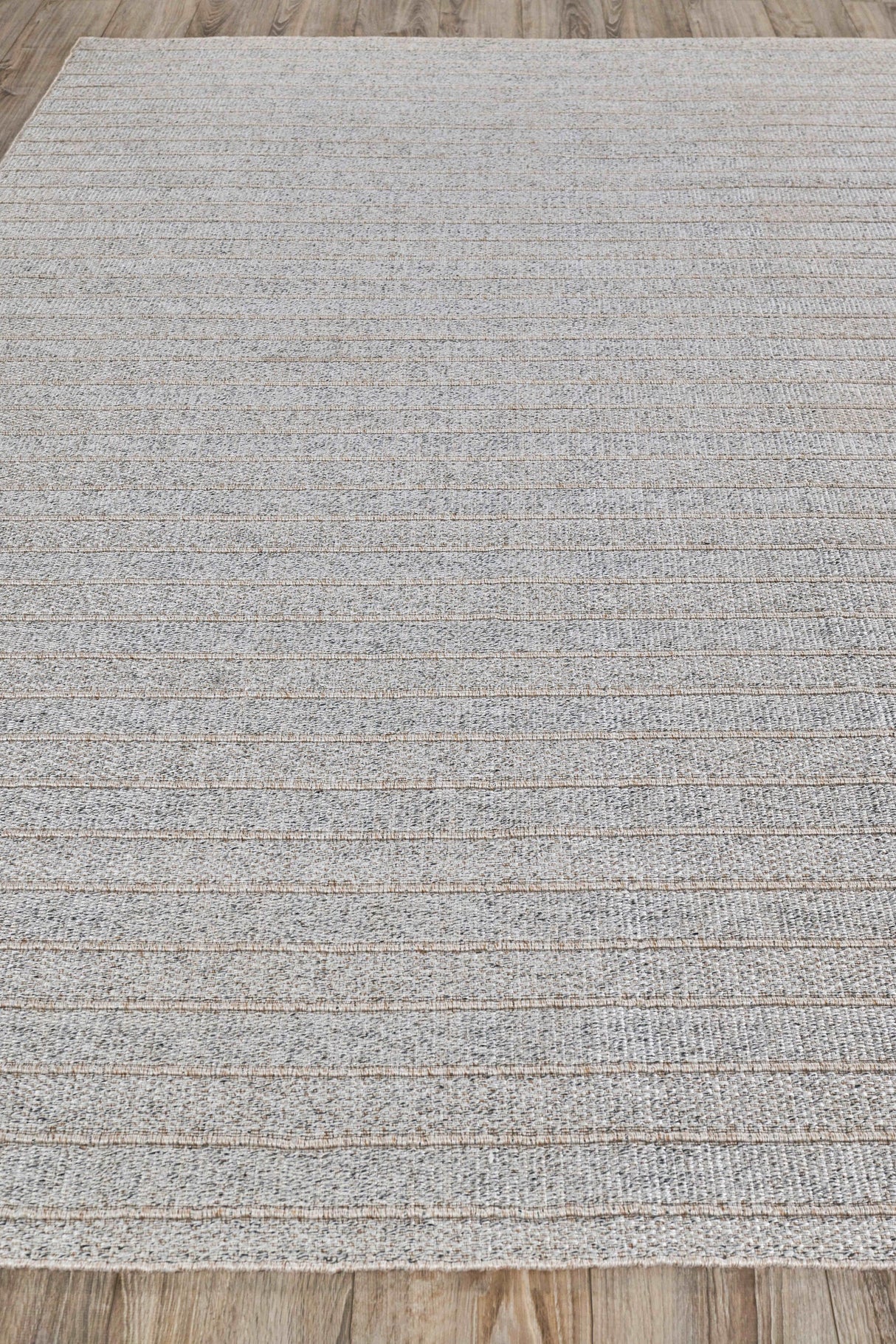 Exquisite Rugs Nova Indoor/Outdoor Flatweave PET yarn 4865 Natural Beige 3' x 2' Area Rug