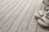 Exquisite Rugs Nova Indoor/Outdoor Flatweave PET yarn 4865 Natural Beige 3' x 2' Area Rug