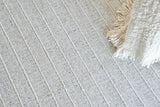 Exquisite Rugs Nova Indoor/Outdoor Flatweave PET yarn 4867 Ivory 2' x 3' Area Rug