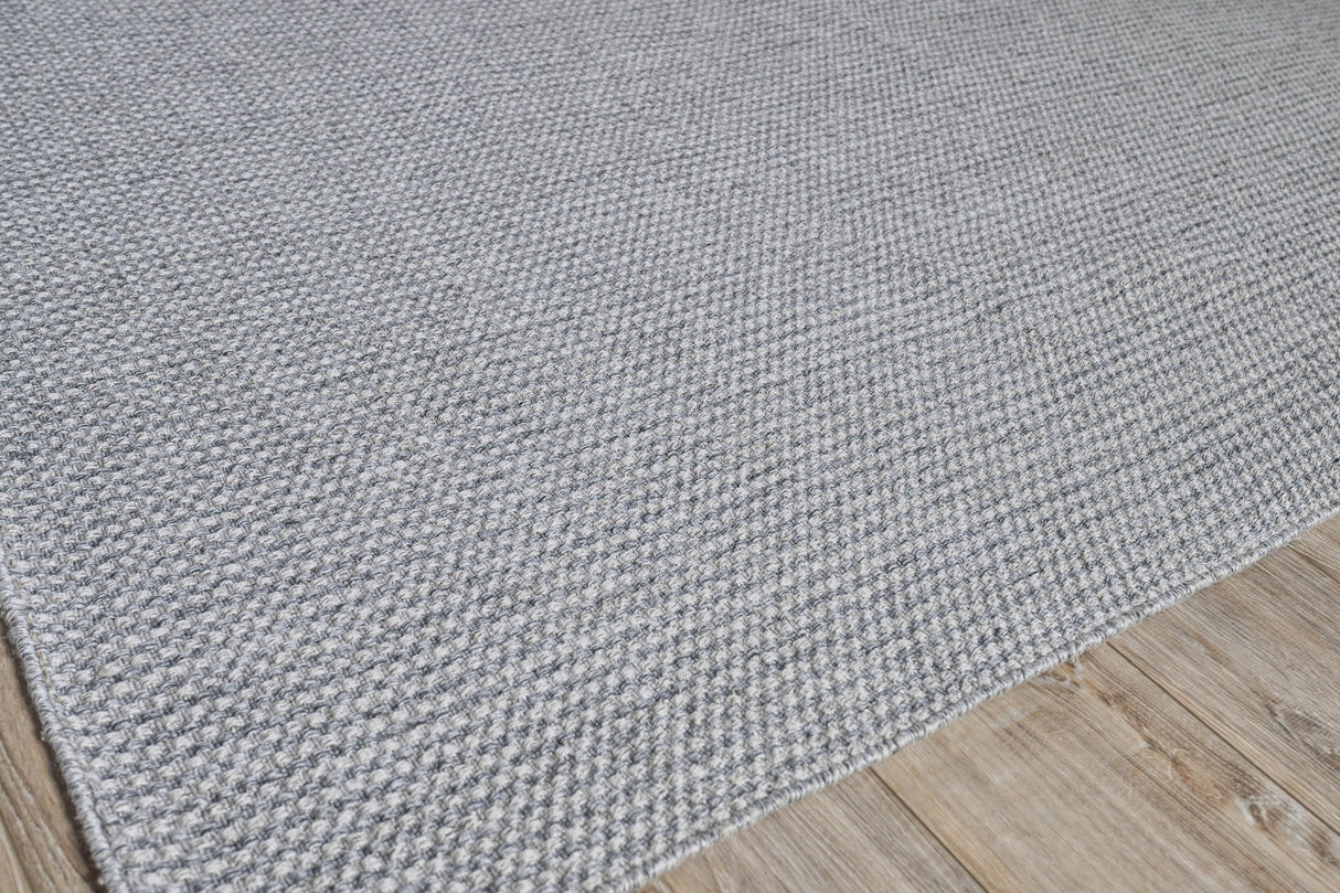 Exquisite Rugs Bali Indoor/Outdoor Flatweave PET yarn 4868 Silver/Gray 2' x 3' Area Rug
