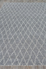 Exquisite Rugs Giorgio Indoor/Outdoor Reversible Flatweave PET yarn 4878 Gray/Ivory 2' x 3' Area Rug