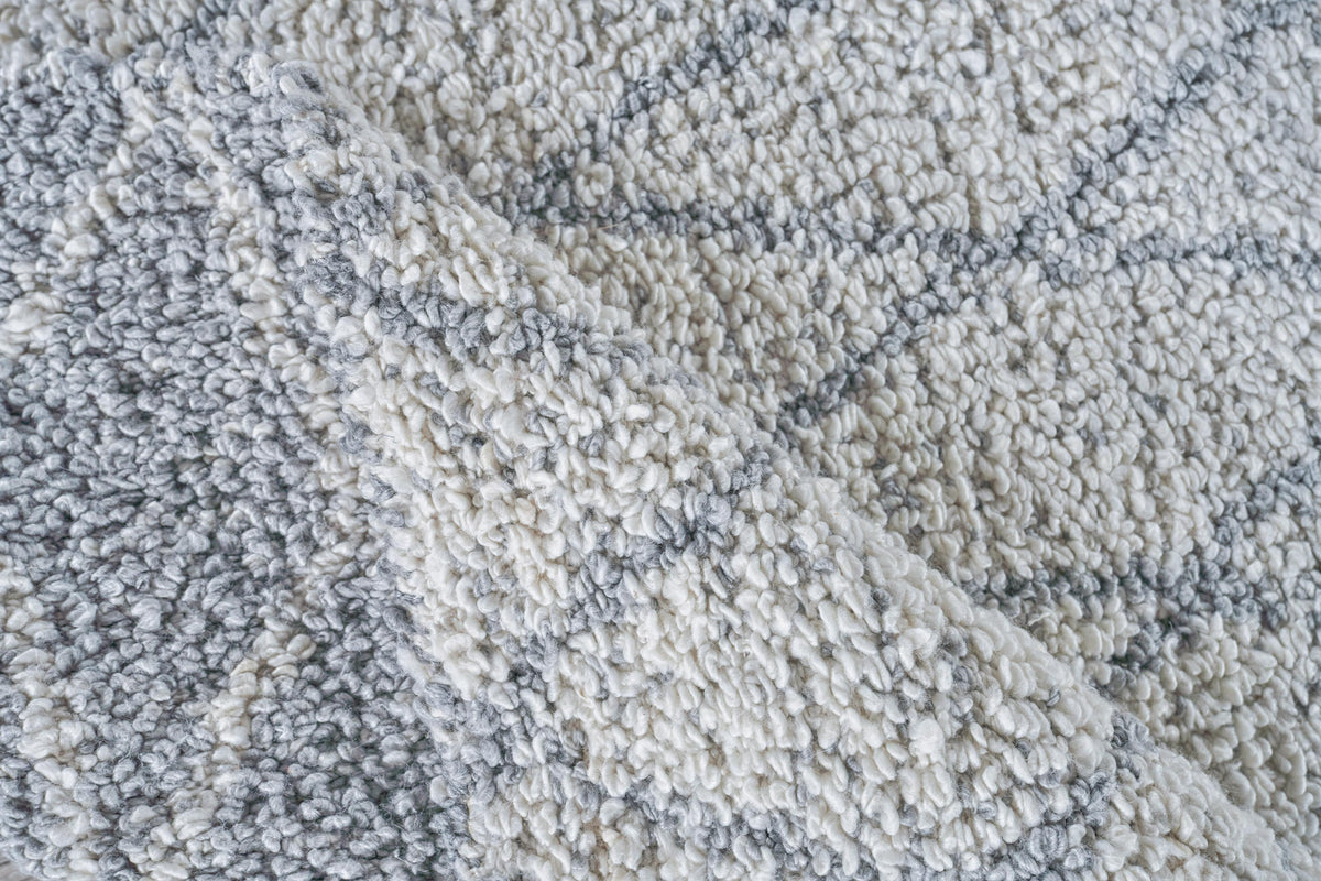 Exquisite Rugs Giorgio Indoor/Outdoor Reversible Flatweave PET yarn 4878 Gray/Ivory 2' x 3' Area Rug