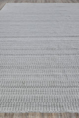 Exquisite Rugs Florence Indoor/Outdoor Flatweave PET yarn 4880 Silver/Gray 5' x 4' Area Rug