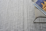 Exquisite Rugs Florence Indoor/Outdoor Flatweave PET yarn 4880 Silver/Gray 5' x 4' Area Rug