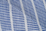 Exquisite Rugs Boca Indoor/Outdoor Flatweave PET yarn 4890 Ivory/Blue 2' x 3' Area Rug