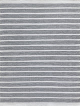 Exquisite Rugs Boca Indoor/Outdoor Flatweave PET yarn 4889 Ivory/Black 2' x 3' Area Rug
