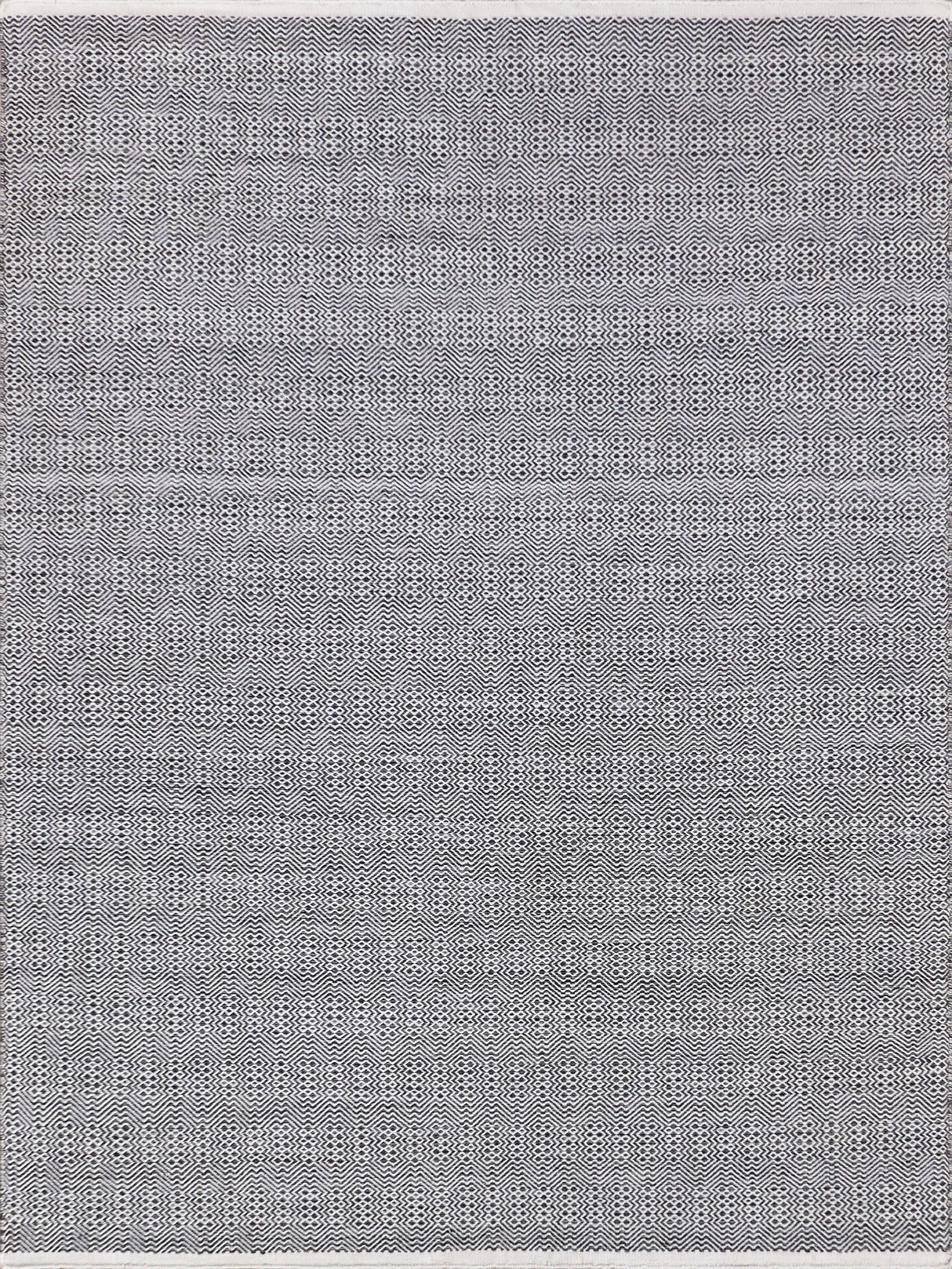 Exquisite Rugs Echo Indoor/Outdoor Flatweave PET yarn 4891 Ivory/Black 2' x 3' Area Rug