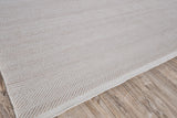 Exquisite Rugs Bintan Indoor/Outdoor Flatweave PET yarn 4897 Ivory/Beige 6' x 9' Area Rug