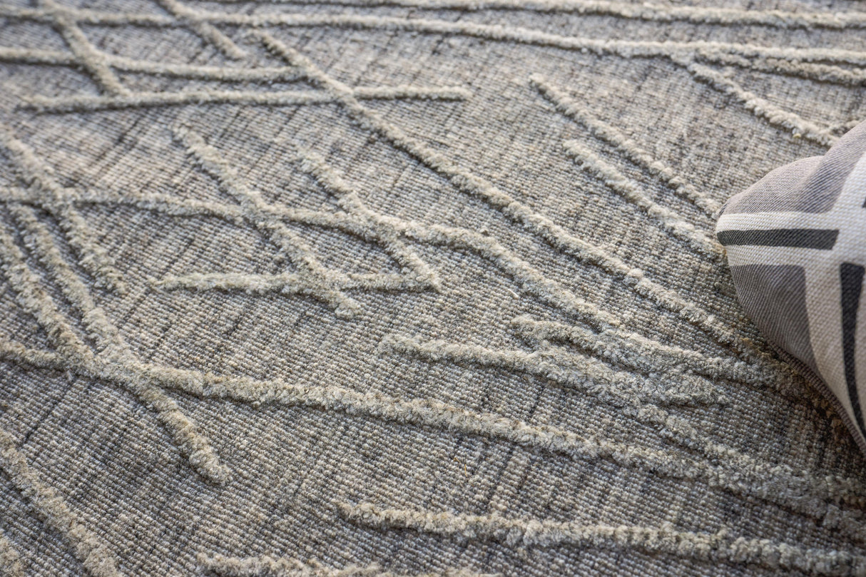 Exquisite Rugs Crescendo Hand Loomed Bamboo Silk in 4903 Beige 8' x 10' Area Rug