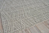 Exquisite Rugs Crescendo Hand Loomed Bamboo Silk in 4903 Beige 9' x 12' Area Rug