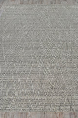 Exquisite Rugs Crescendo Hand Loomed Bamboo Silk in 4903 Beige 9' x 12' Area Rug