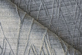 Exquisite Rugs Crescendo Hand Loomed Bamboo Silk in 4905 Charcoal Gray 8' x 10' Area Rug