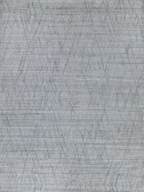 Exquisite Rugs Crescendo Hand Loomed Bamboo Silk in 4905 Charcoal Gray 9' x 12' Area Rug
