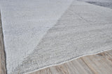 Exquisite Rugs Scandinavian Hand Loomed New Zealand Wool in 4955 Gray 3' x 5' Area Rug