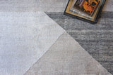 Exquisite Rugs Scandinavian Hand Loomed New Zealand Wool in 4955 Gray 8' x 10' Area Rug