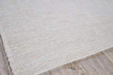Exquisite Rugs Tranquility Flatweave Wool/Mohair in 4957 Ivory 12' x 15' Area Rug