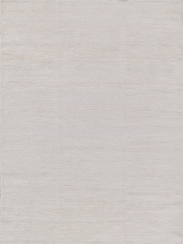Exquisite Rugs Tranquility Flatweave Wool/Mohair in 4957 Ivory 8' x 10' Area Rug