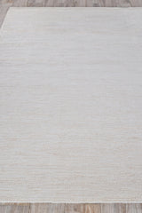 Exquisite Rugs Tranquility Flatweave Wool/Mohair in 4957 Ivory 8' x 10' Area Rug